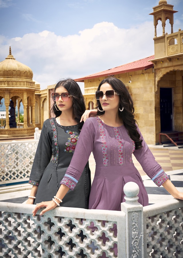 Karissa Celina Kurti With Bottom Catalog collection 1