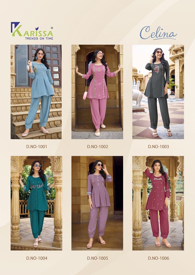 Karissa Celina Kurti With Bottom Catalog collection 11