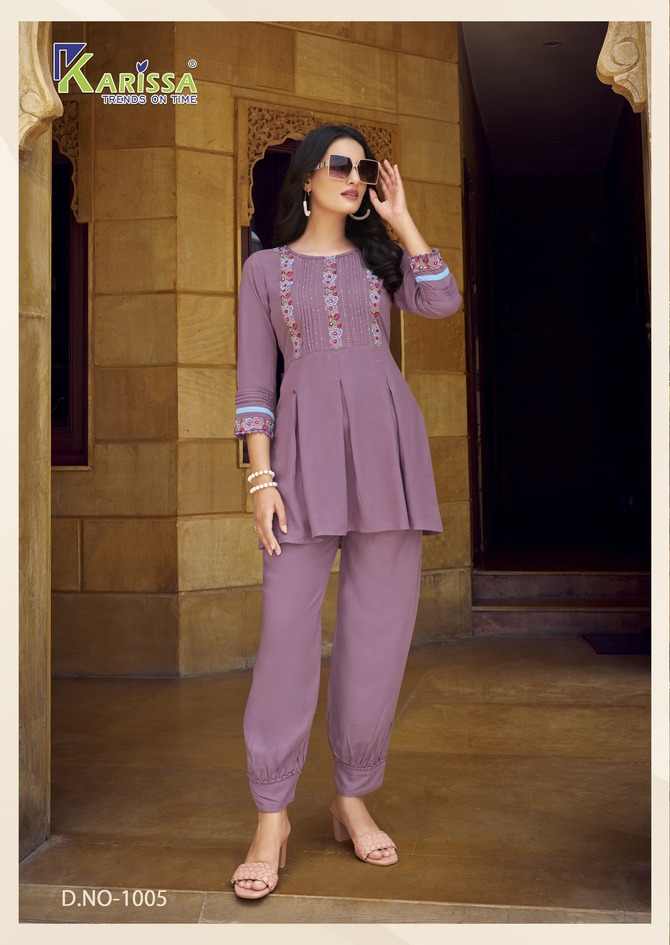 Karissa Celina Kurti With Bottom Catalog collection 4