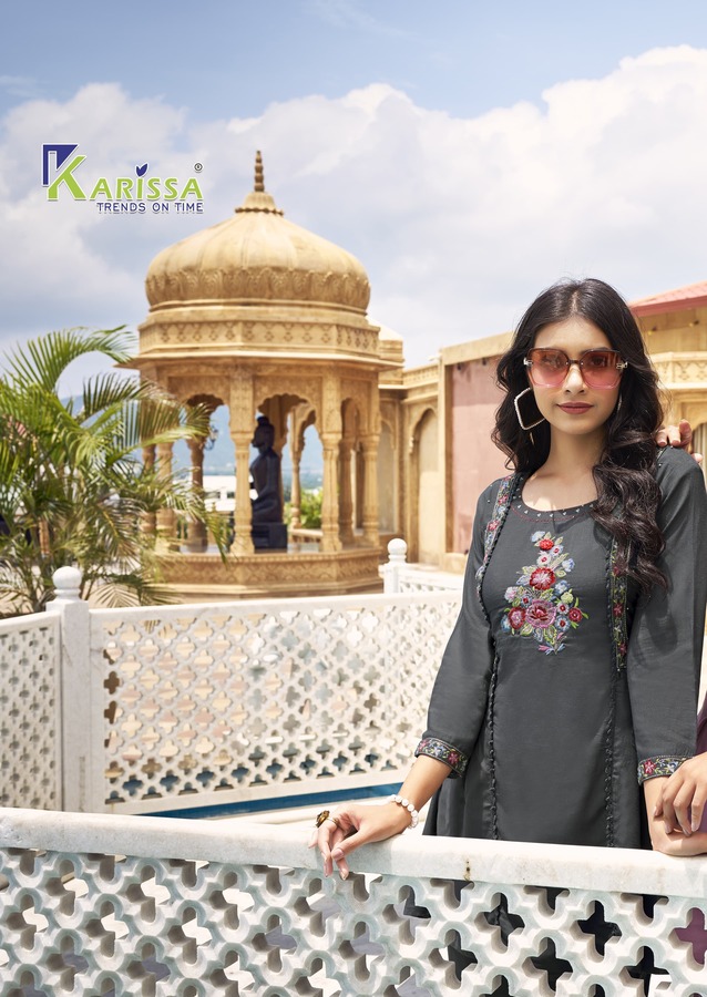 Karissa Celina Kurti With Bottom Catalog collection 9