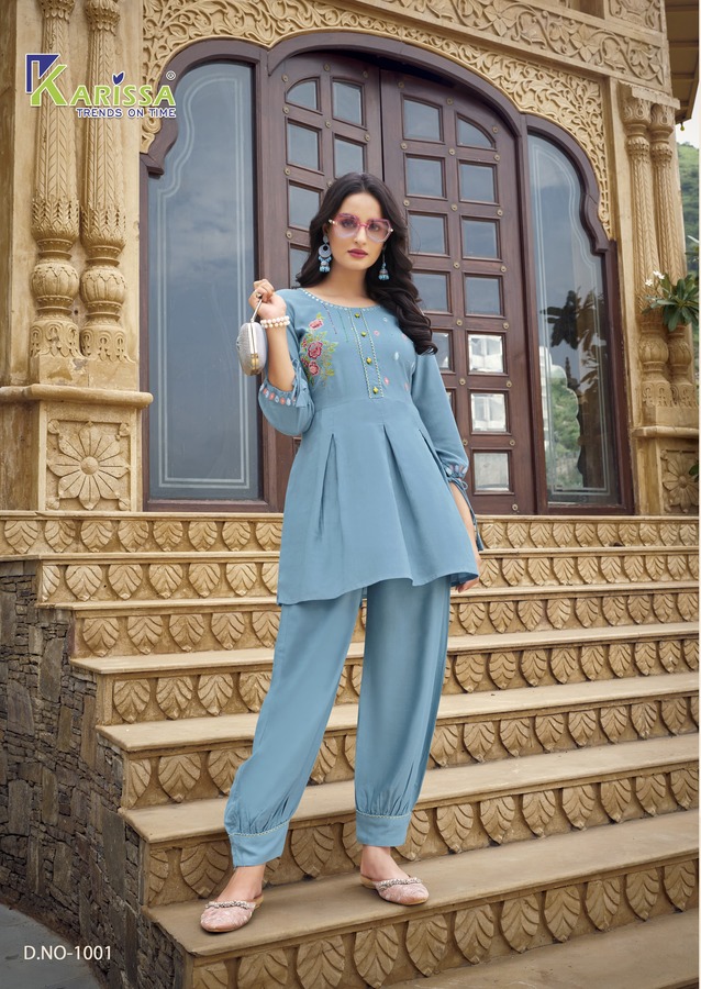 Karissa Celina Kurti With Bottom Catalog collection 7