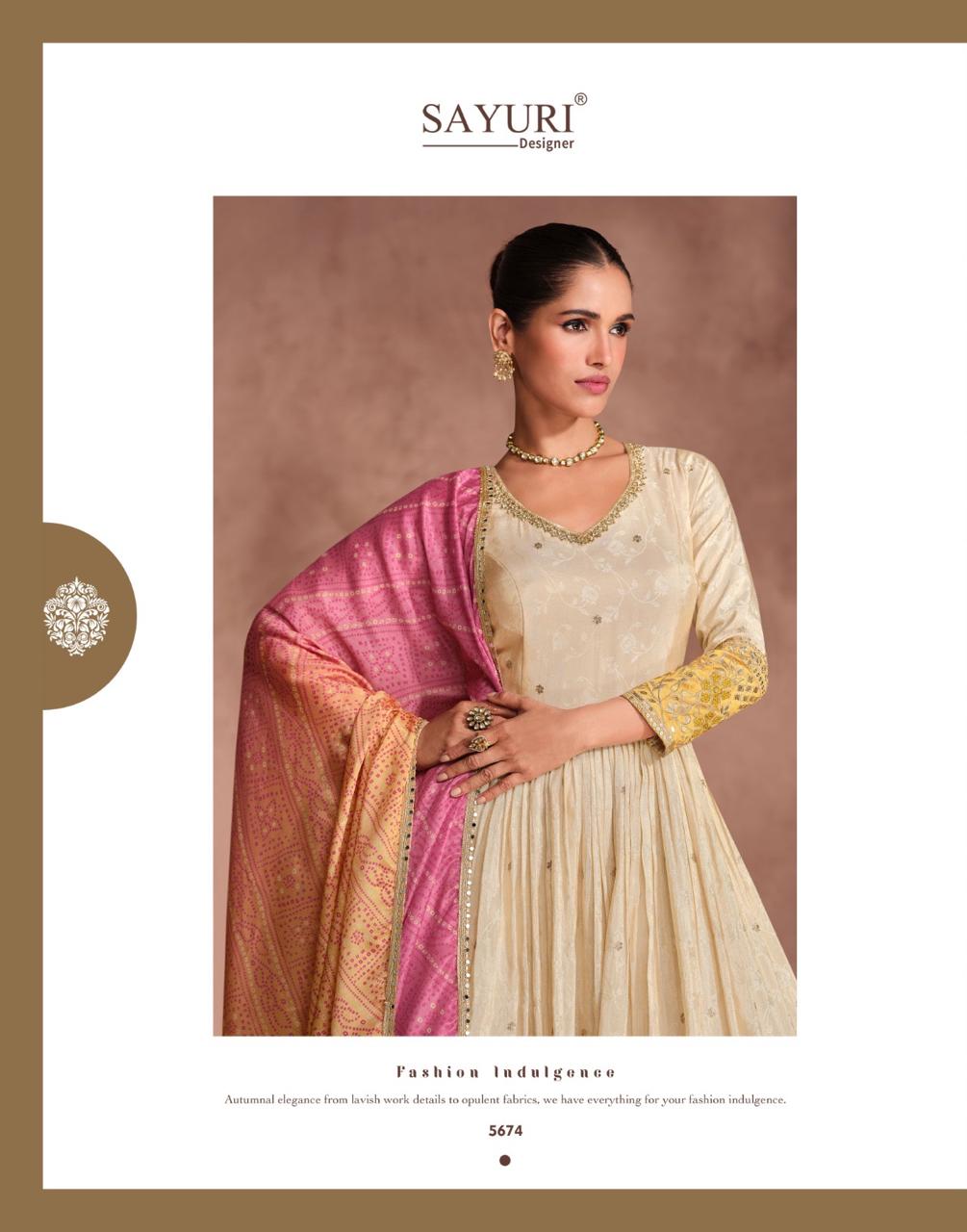 Sayuri Designer Gunjan Wedding Party Salwar Suits Catalog collection 5