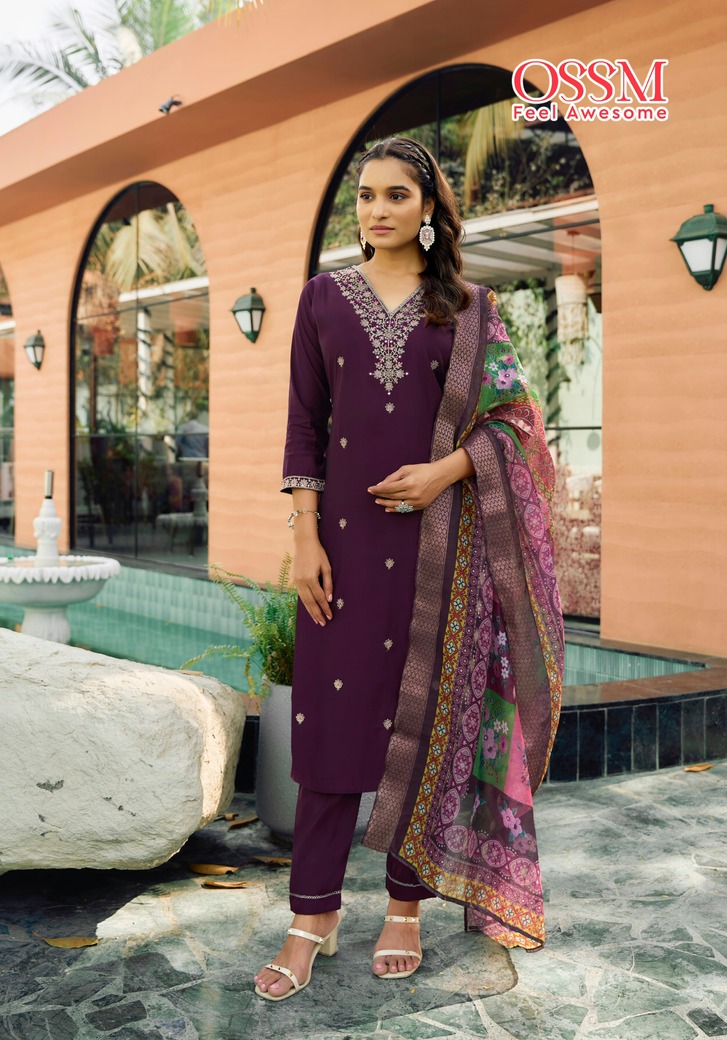 Ossm Rangat Embroidery Salwar Kameez Catalog collection 2