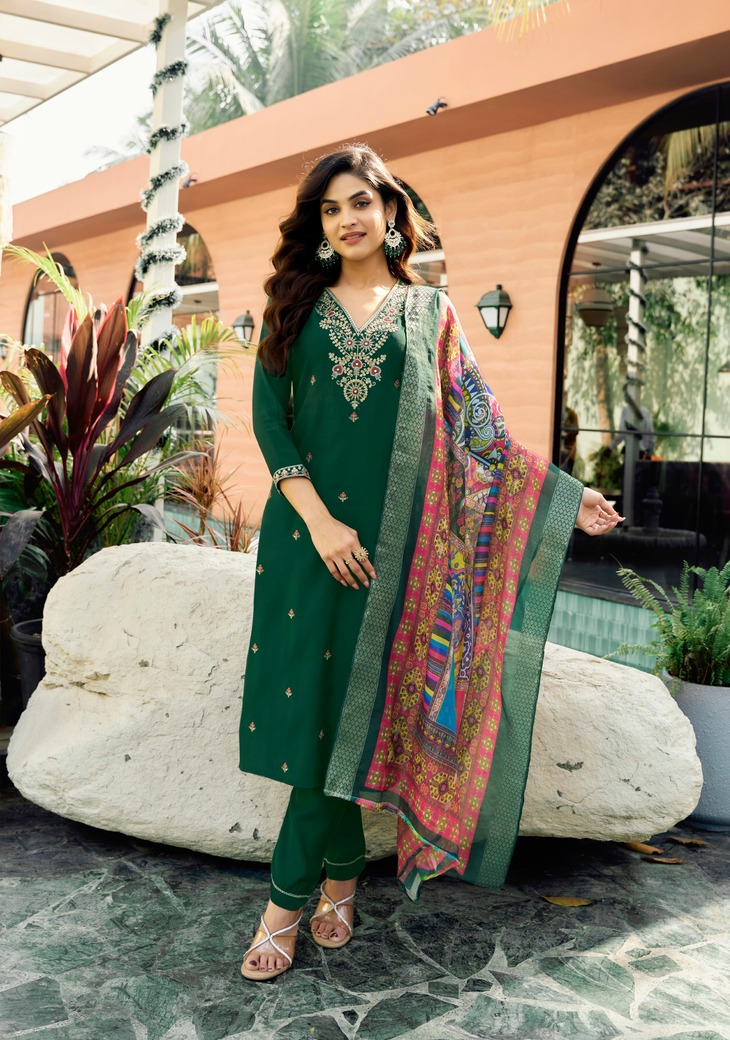Ossm Rangat Embroidery Salwar Kameez Catalog collection 4