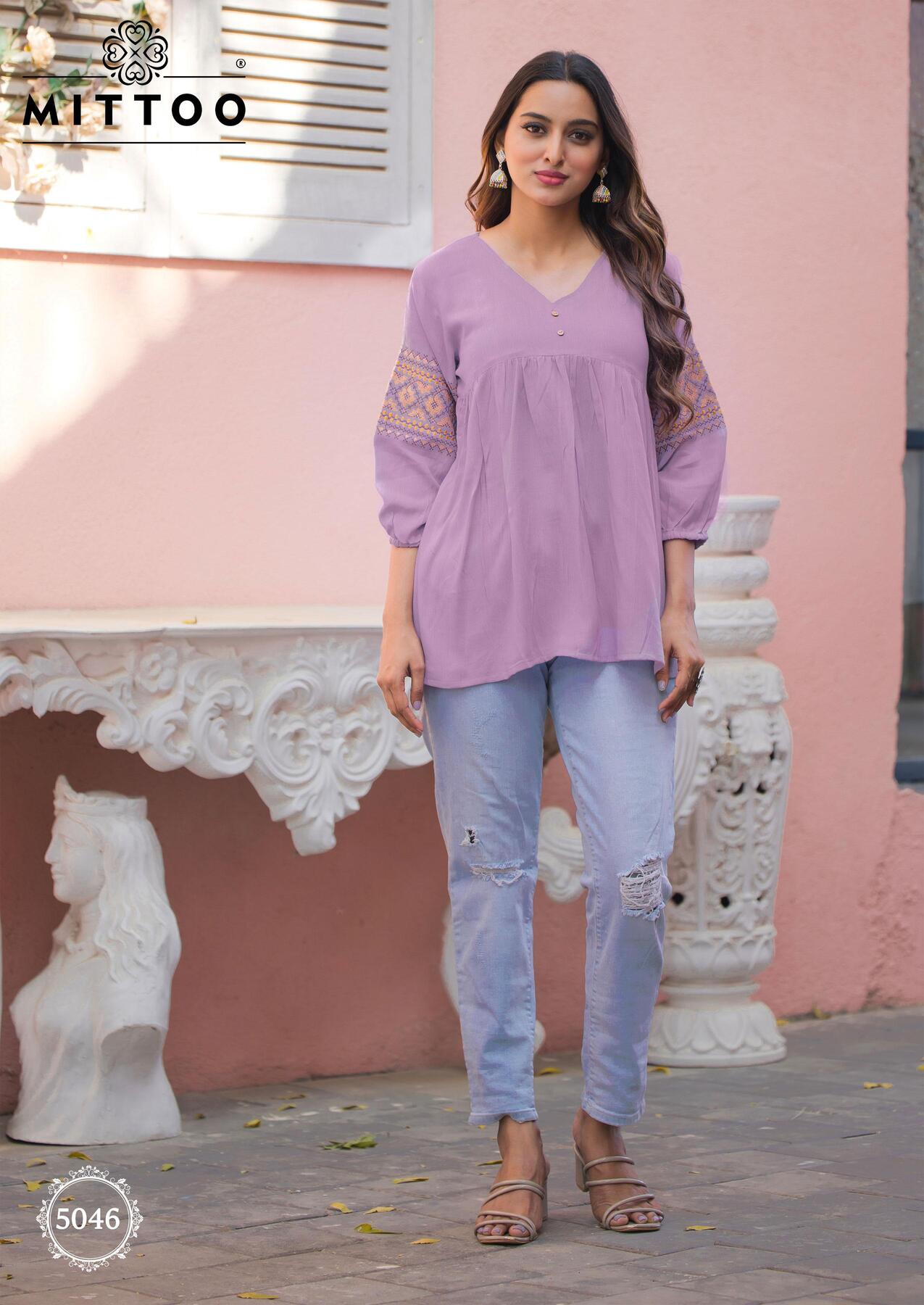 Mittoo Kurti Victoria Vol 8 Rayon Kurti Catalog collection 2
