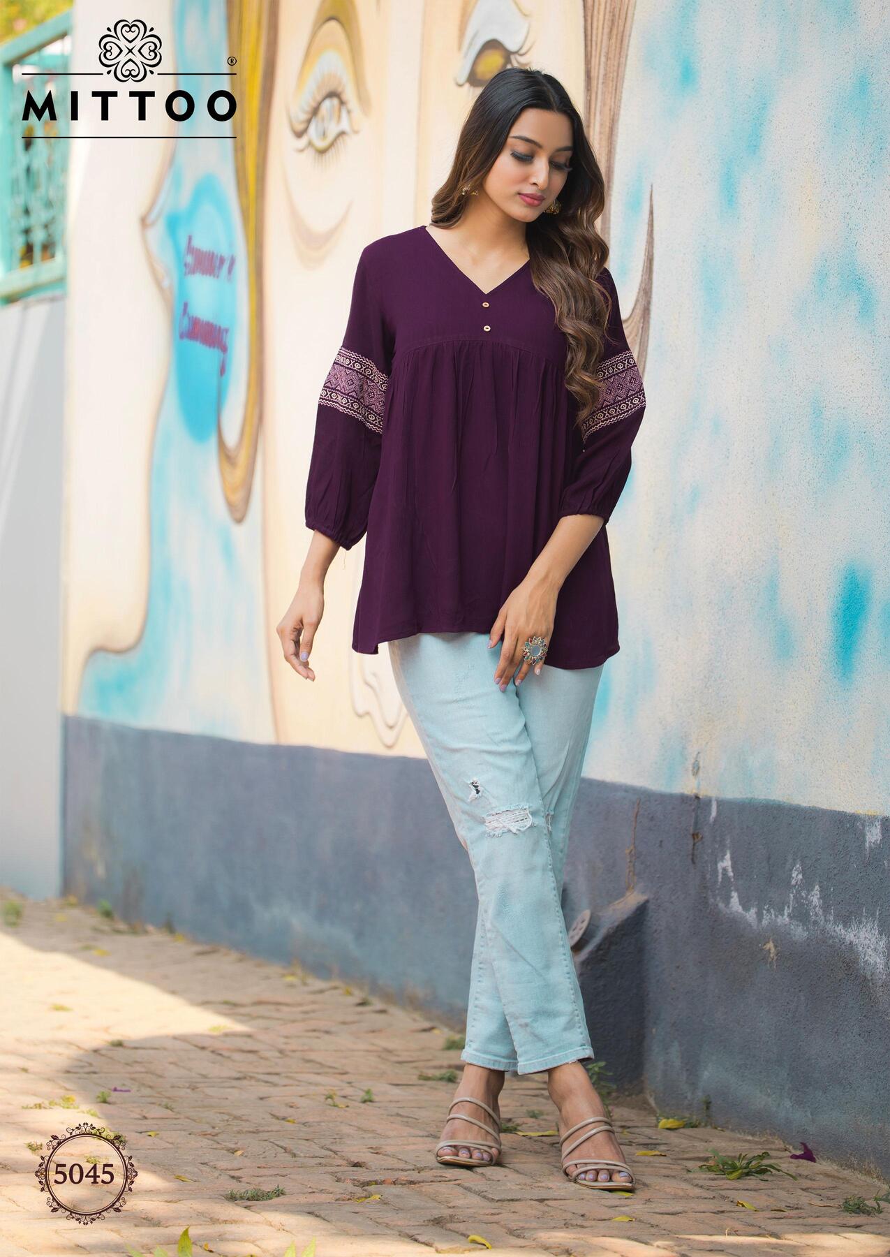 Mittoo Kurti Victoria Vol 8 Rayon Kurti Catalog collection 4