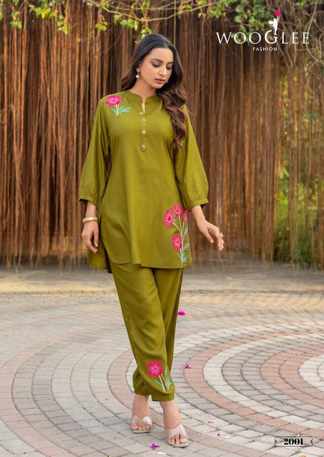 Wooglee Fashion Rich Look Co Ord Set Catalog collection 3
