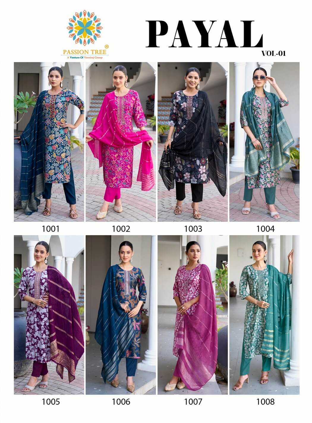 Passion Tree Payal Vol 1 Readymade Dress Catalog collection 10
