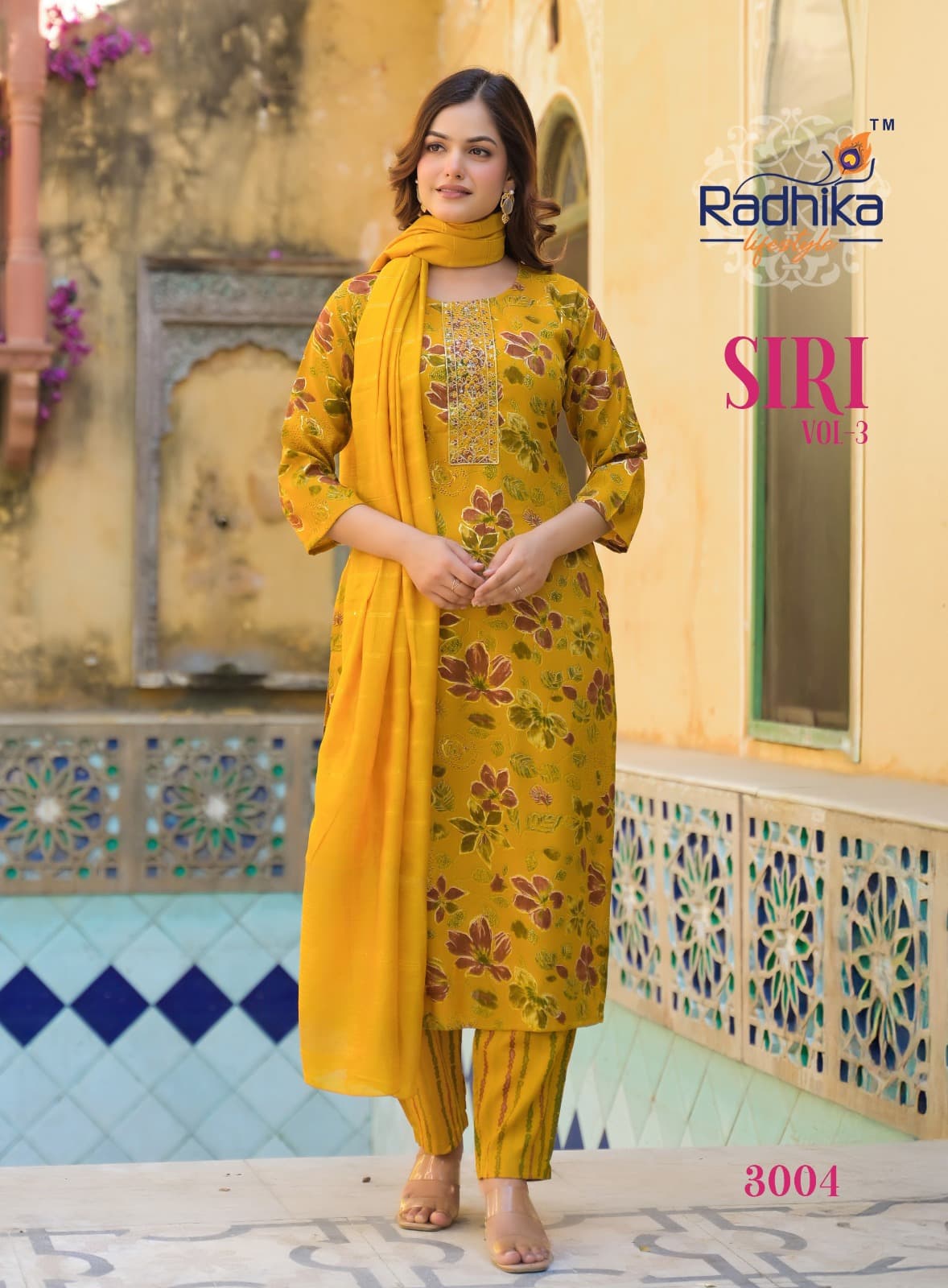 Radhika Lifestyle Siri  Vol 3  Printed Salwar Kameez Catalog collection 4