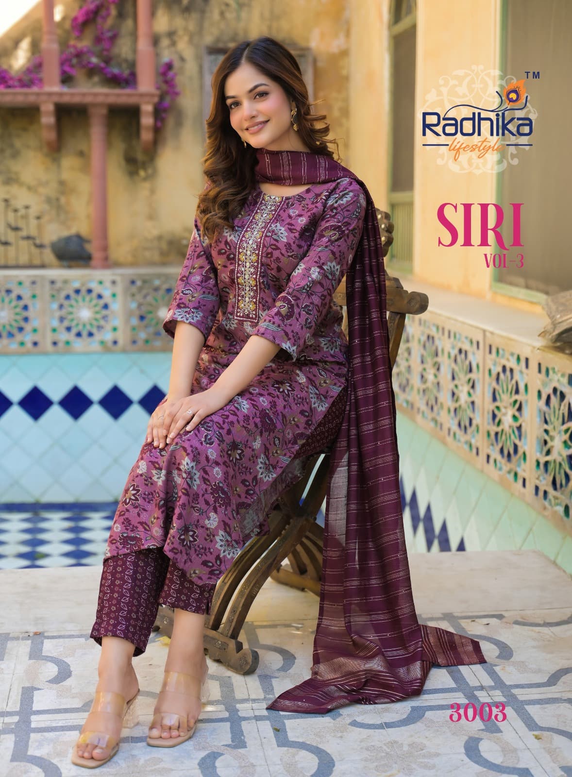 Radhika Lifestyle Siri  Vol 3  Printed Salwar Kameez Catalog collection 2