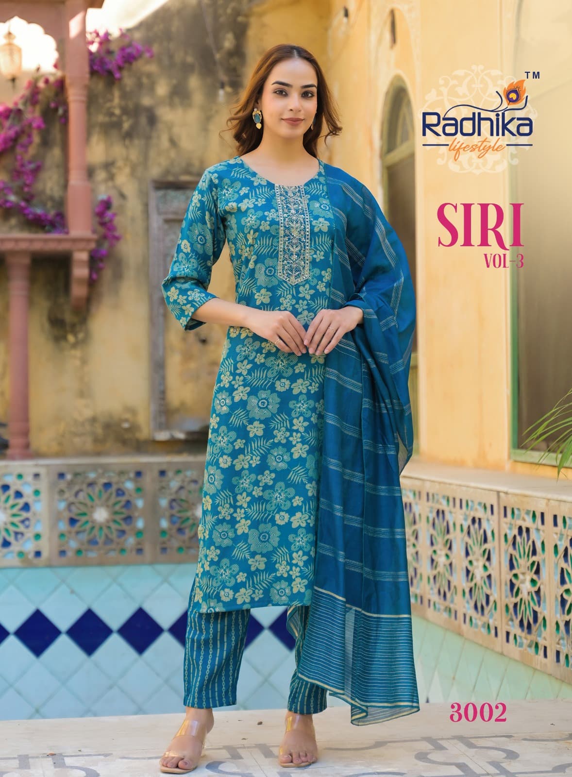 Radhika Lifestyle Siri  Vol 3  Printed Salwar Kameez Catalog collection 3