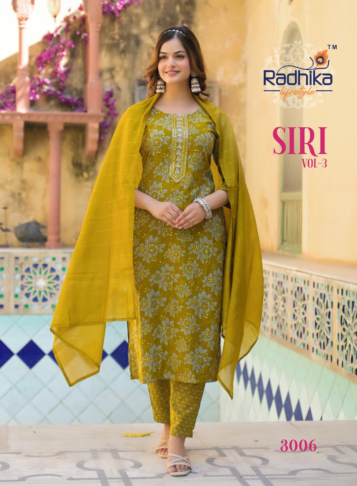Radhika Lifestyle Siri  Vol 3  Printed Salwar Kameez Catalog collection 5