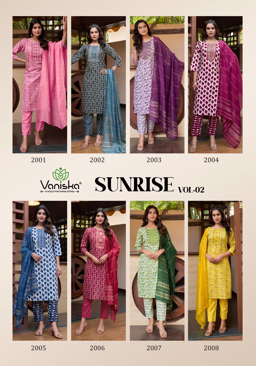 Vaniska Sunrise Vol 2 Readymade Dress Catalog collection 7