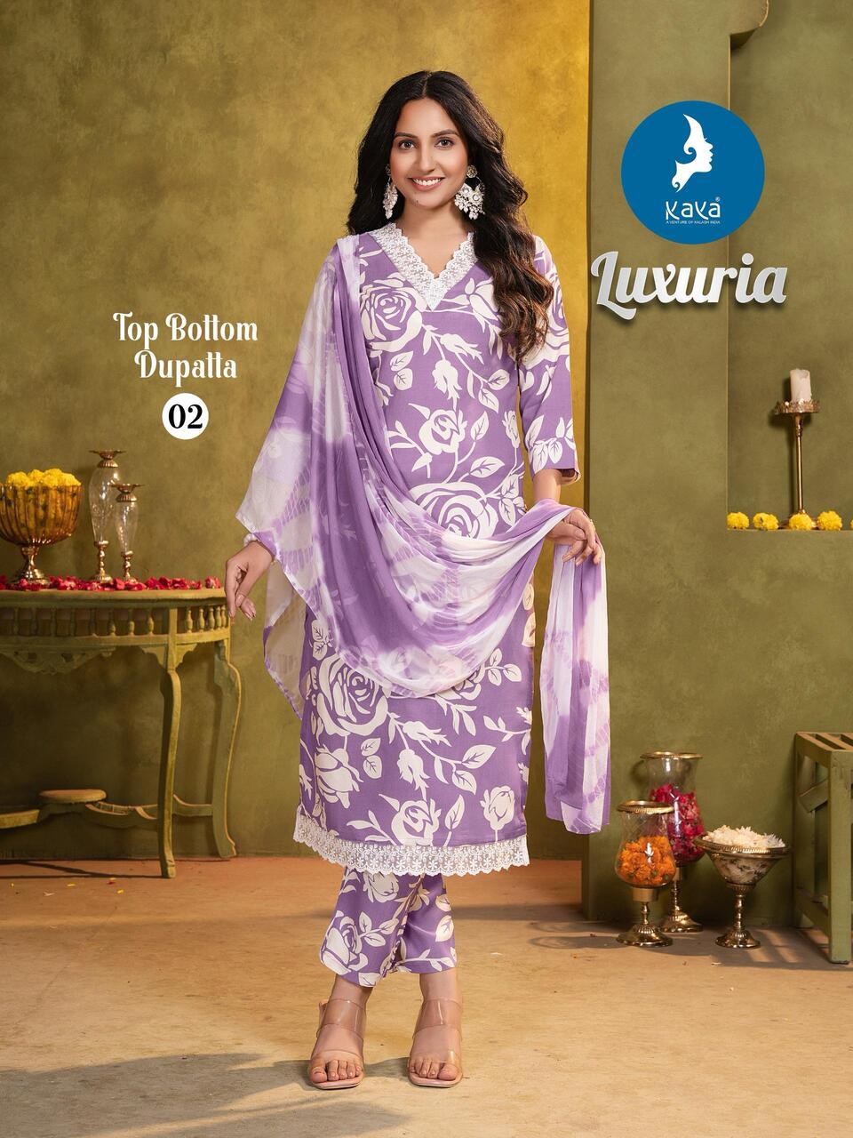 Kaya Kurti Luxuria Printed Salwar Kameez Catalog collection 6