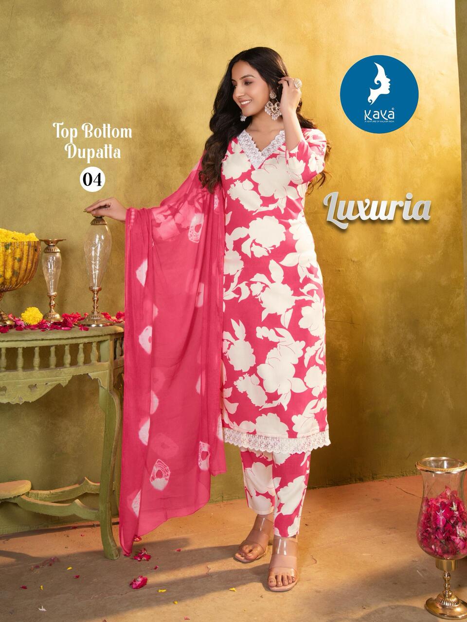 Kaya Kurti Luxuria Printed Salwar Kameez Catalog collection 4
