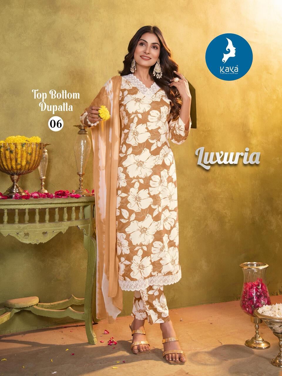 Kaya Kurti Luxuria Printed Salwar Kameez Catalog collection 7