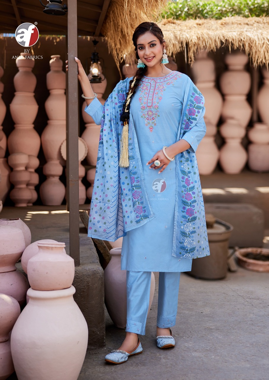 Anju Fabrics Once More Vol 5 Readymade Dress Catalog collection 10