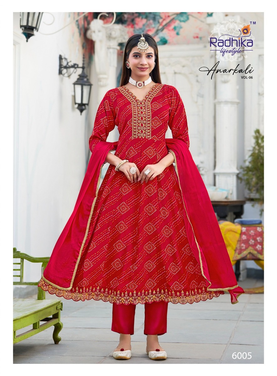 Radhika Lifestyle Anarkali Vol 6 Anarkali Suits Catalog collection 12