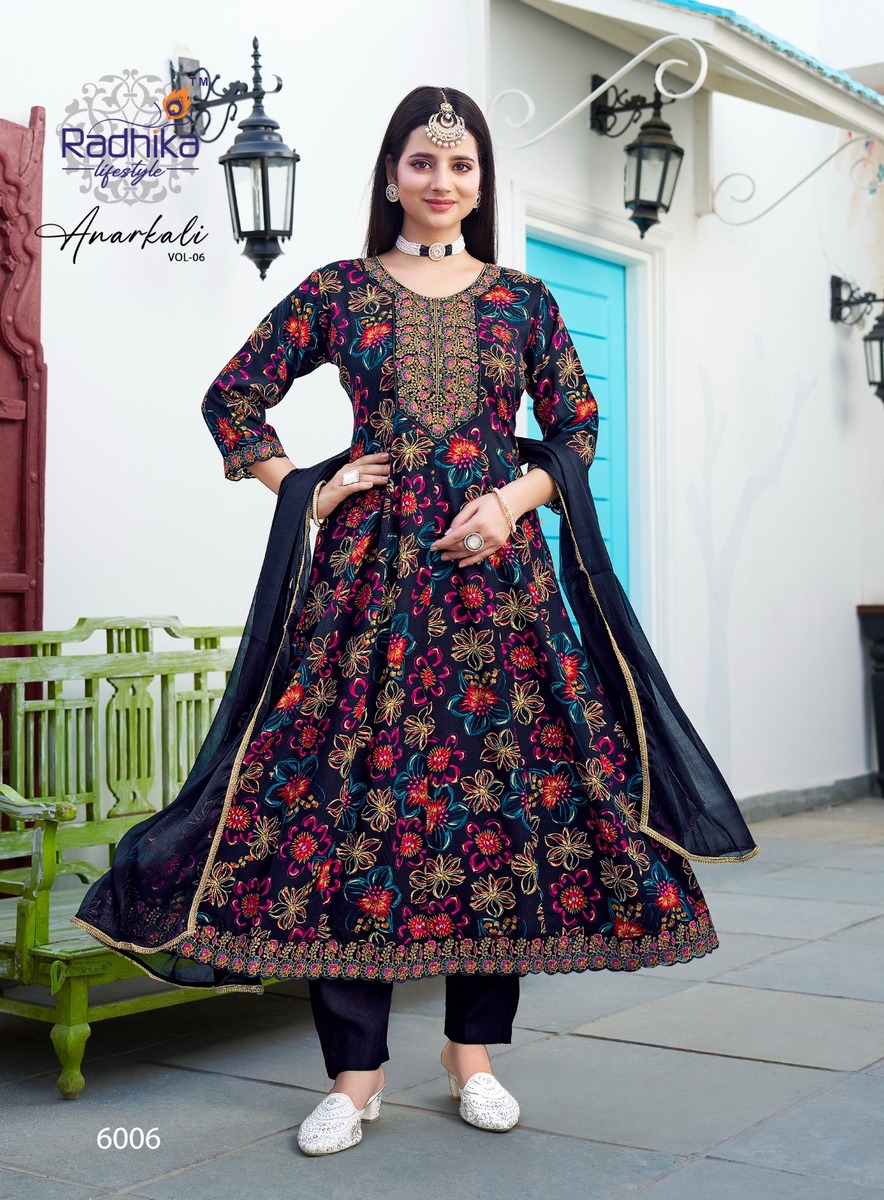 Radhika Lifestyle Anarkali Vol 6 Anarkali Suits Catalog collection 11