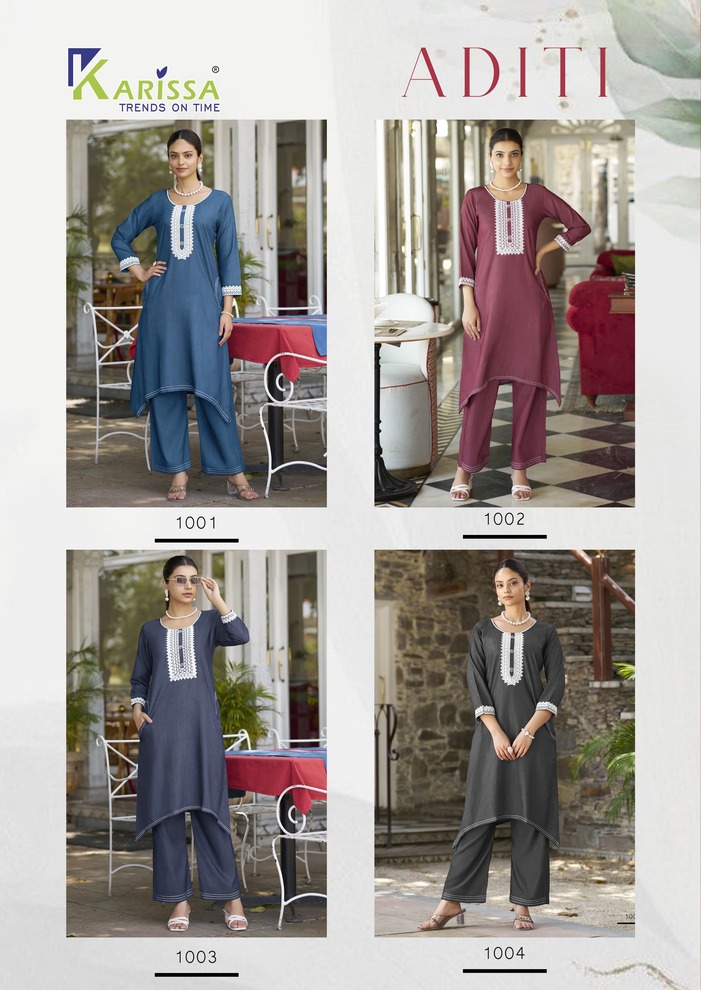 Karissa Aditi Co Ord Set Catalog collection 1