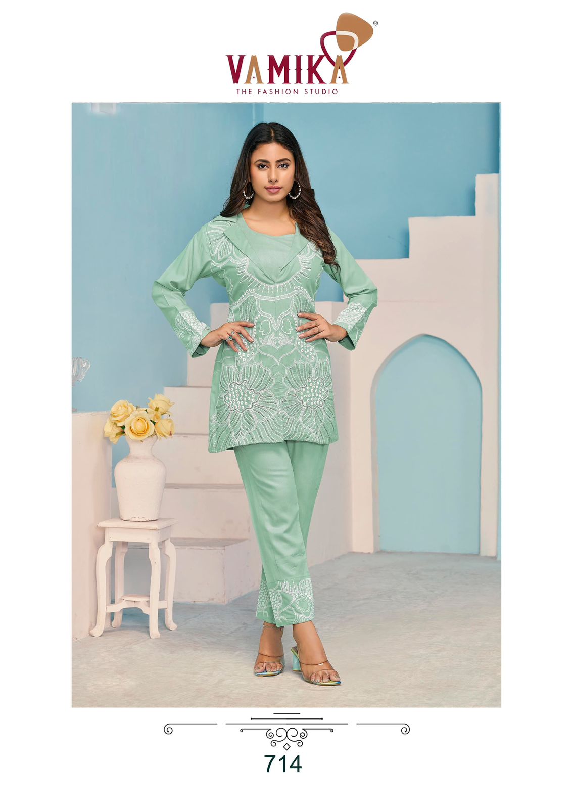 Vamika Veera Vol 3 Kurtis With Bottom Catalog collection 1