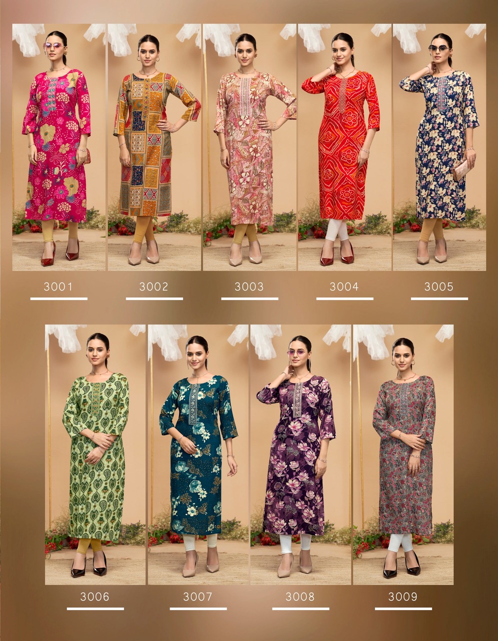 Radhika Lifestyle Alisha Vol 3 Rayon Kurti Catalog collection 10