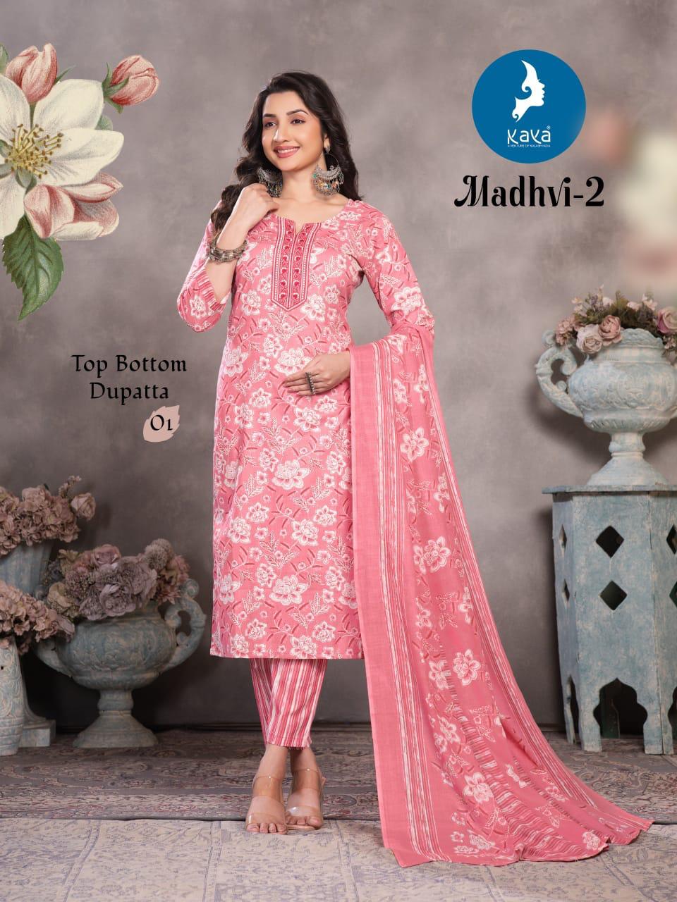 Kaya Kurti Madhvi Vol 2 Cotton Salwar Kameez Catalog collection 2