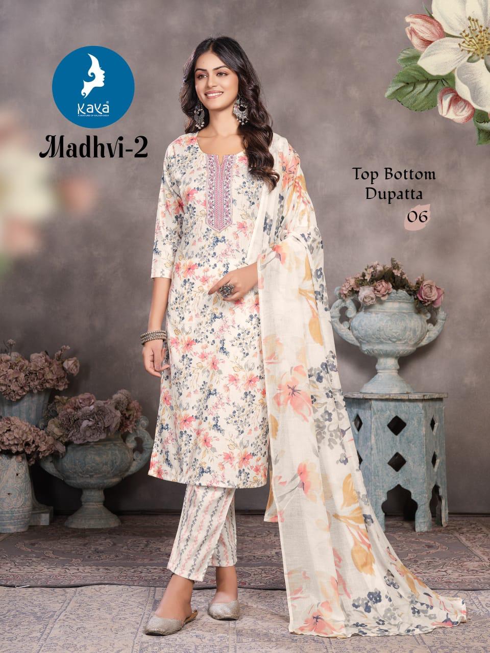 Kaya Kurti Madhvi Vol 2 Cotton Salwar Kameez Catalog collection 7