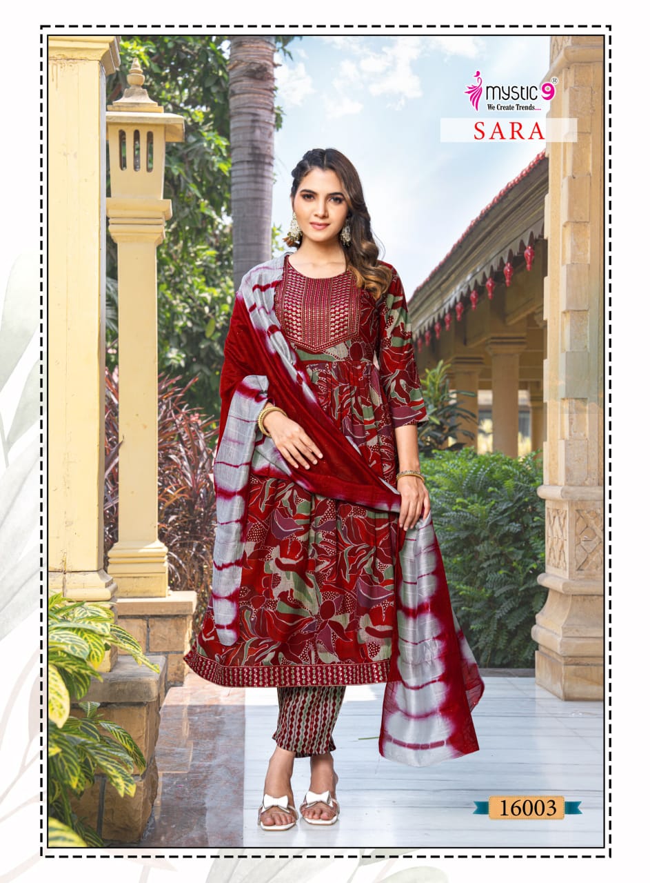 Mystic 9 Sara Vol 16 Readymade Dress Catalog collection 13