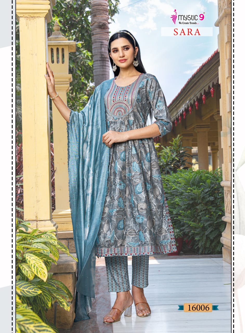 Mystic 9 Sara Vol 16 Readymade Dress Catalog collection 5