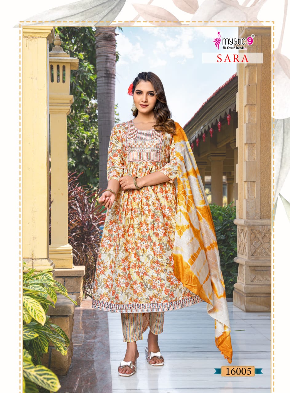 Mystic 9 Sara Vol 16 Readymade Dress Catalog collection 7