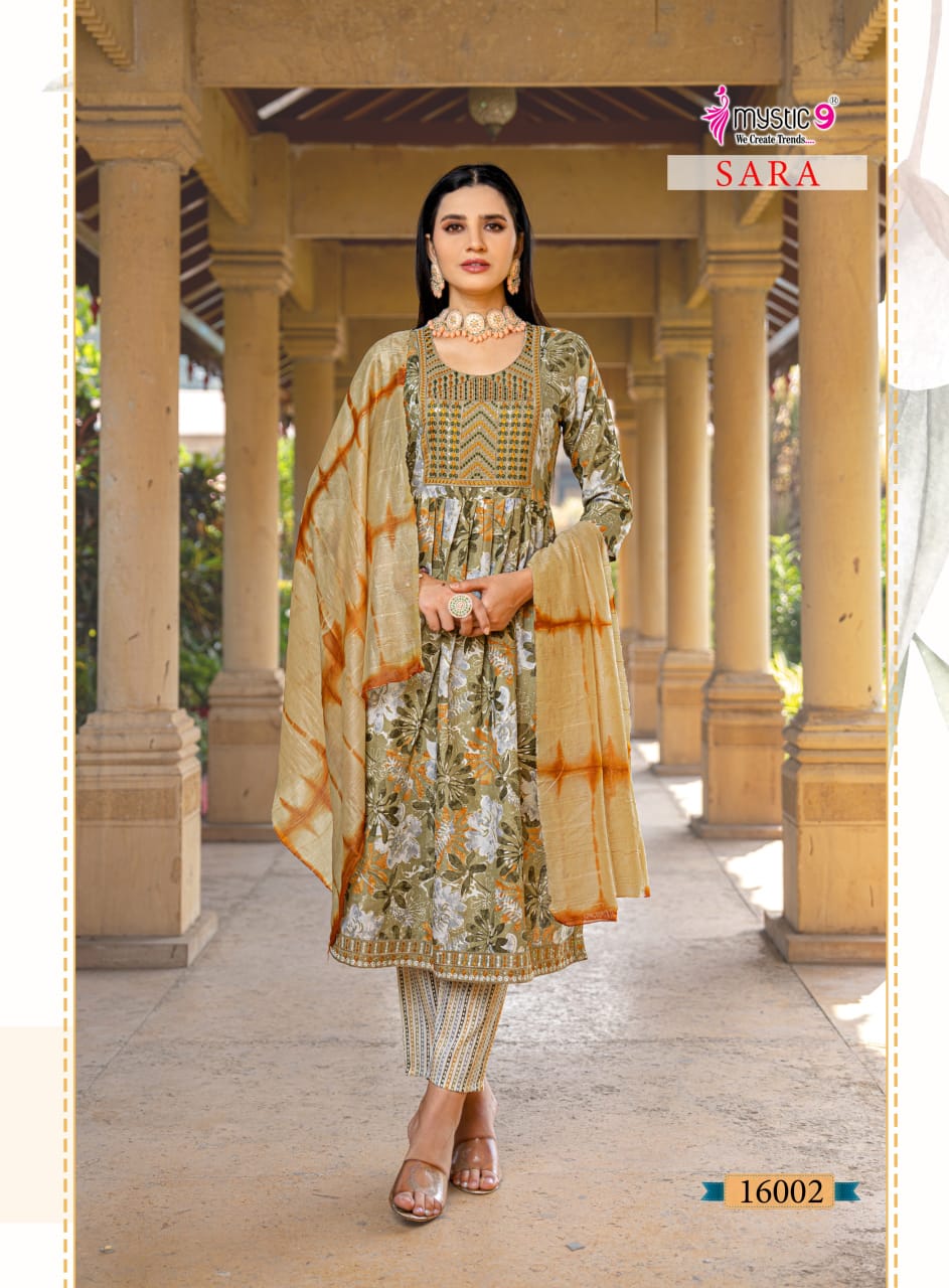 Mystic 9 Sara Vol 16 Readymade Dress Catalog collection 9