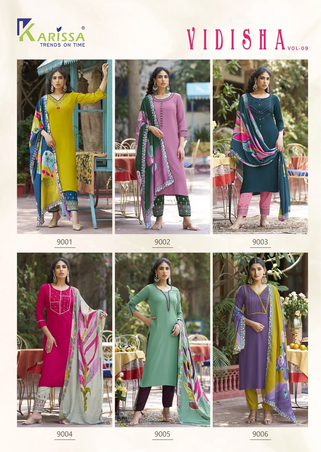 Karissa Vidisha Vol 9 Readymade Dress Catalog collection 6