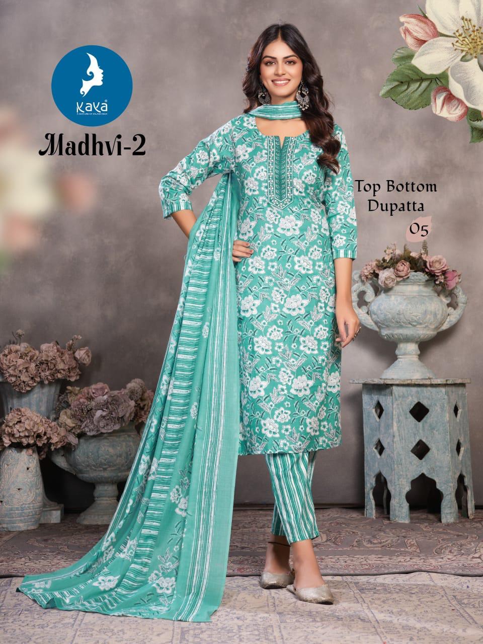Kaya Kurti Madhvi Vol 2 Cotton Salwar Kameez Catalog collection 5