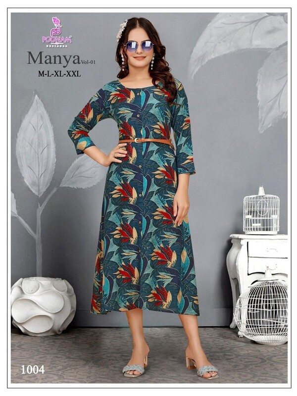 Poonam Designer Manya Vol 1 One Piece Dress Catalog collection 3
