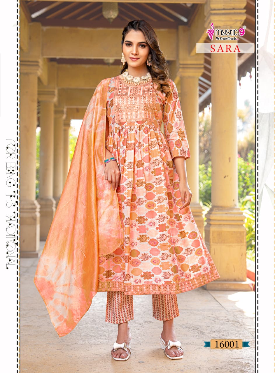 Mystic 9 Sara Vol 16 Readymade Dress Catalog collection 12