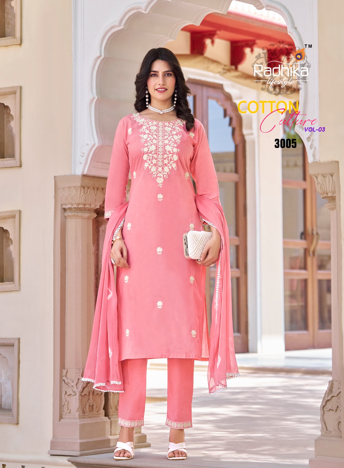 Radhika Lifestyle Cotton Culture Vol 3 Salwar Kameez Catalog collection 2