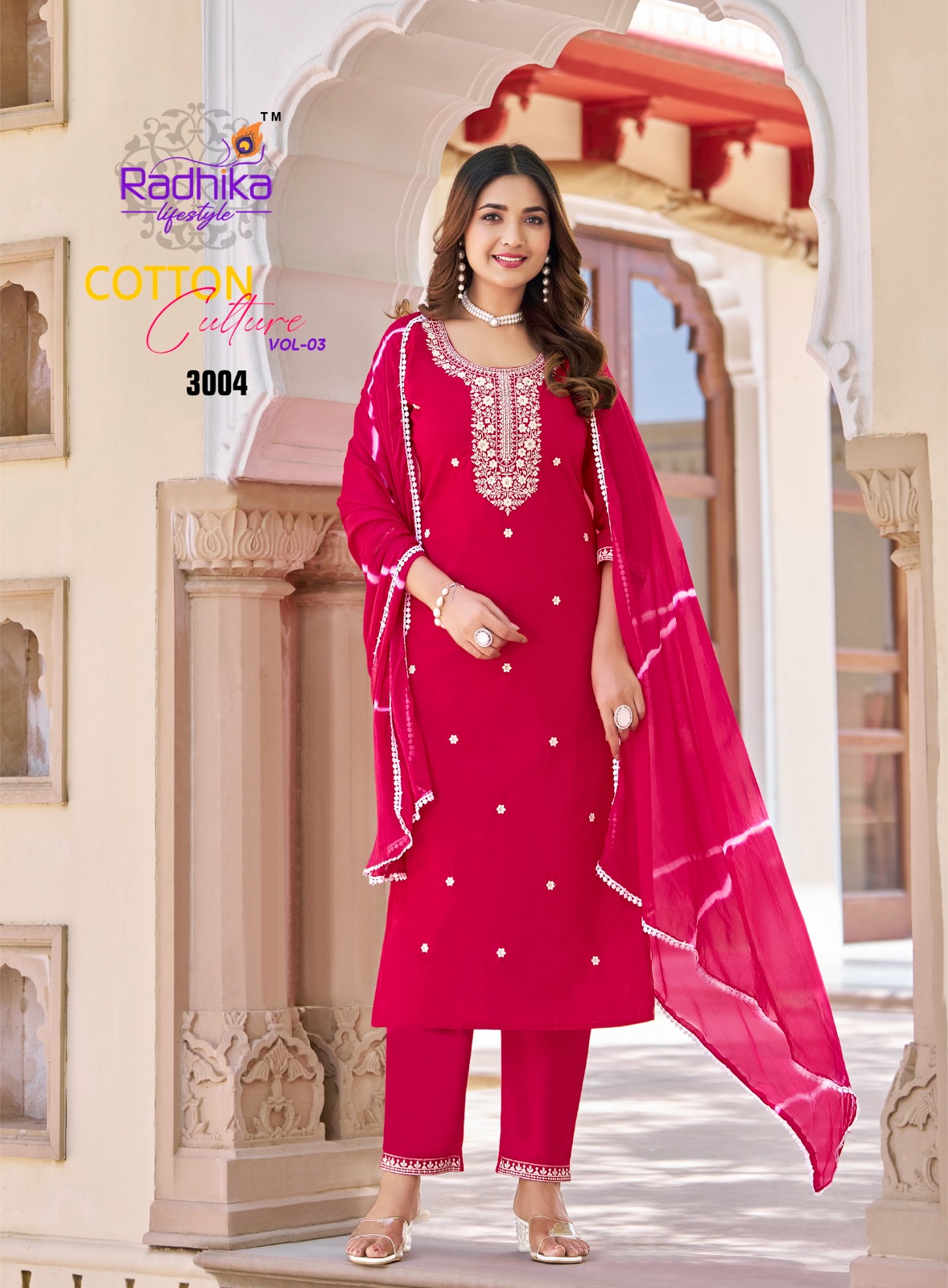 Radhika Lifestyle Cotton Culture Vol 3 Salwar Kameez Catalog collection 5
