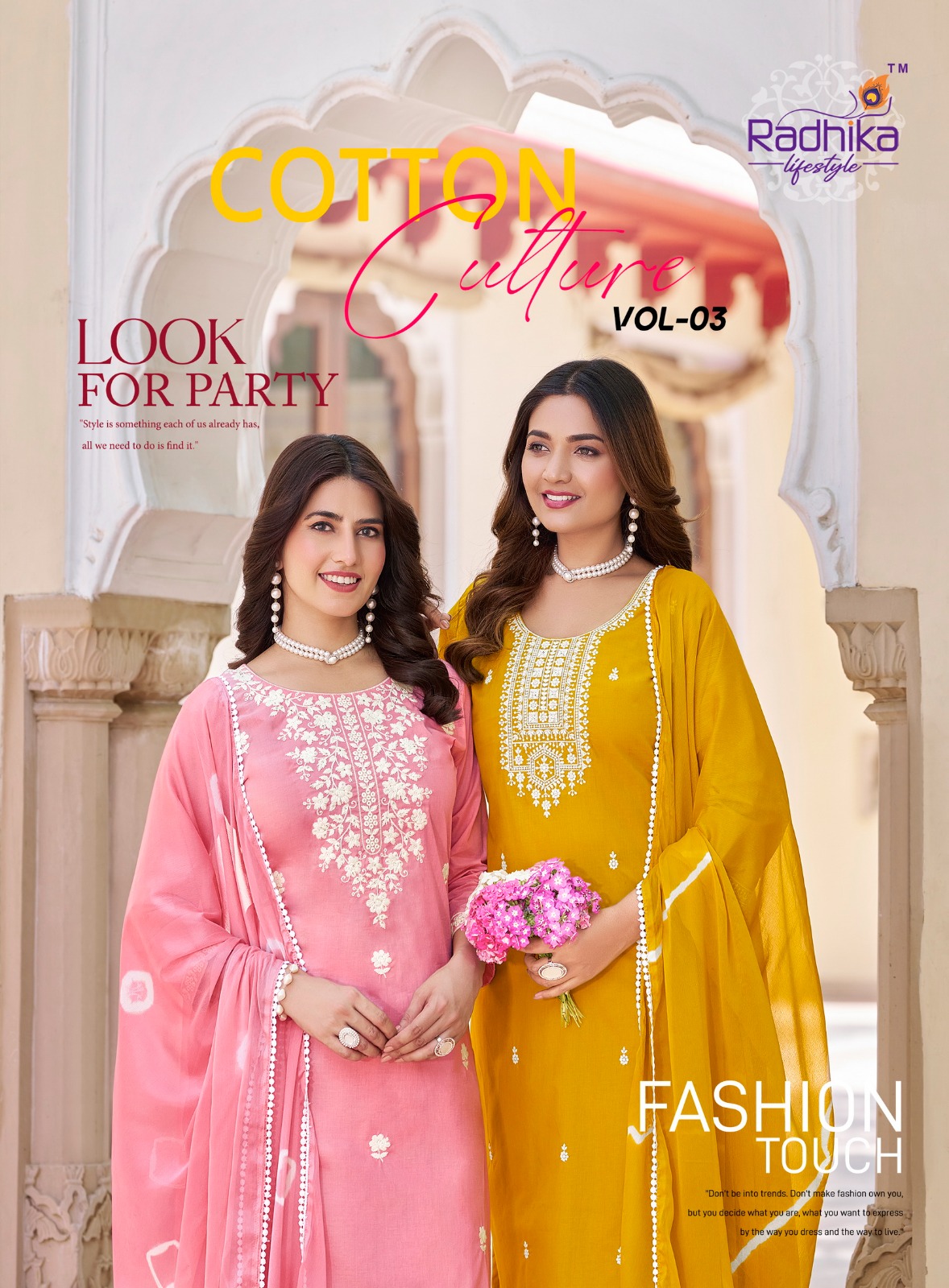 Radhika Lifestyle Cotton Culture Vol 3 Salwar Kameez Catalog collection 9