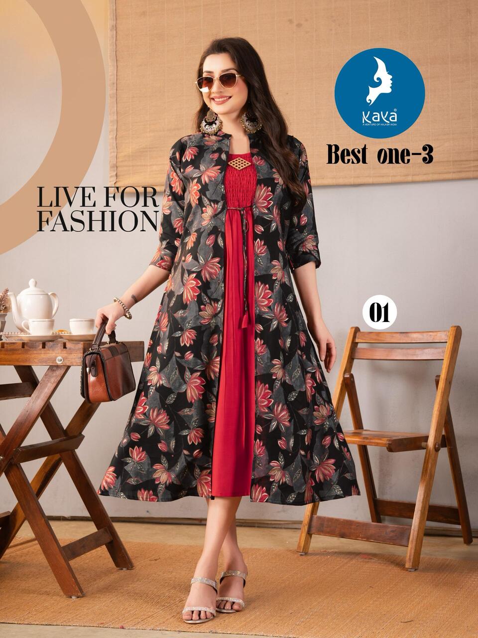 Kaya Kurti Best One Vol 3  Designer Kurti Catalog collection 7