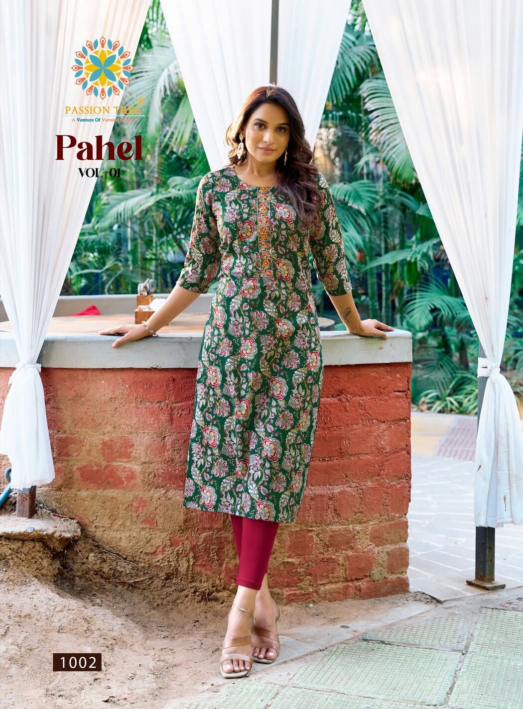 Passion Tree Pahel Vol 1 Cotton Kurtis Catalog collection 5