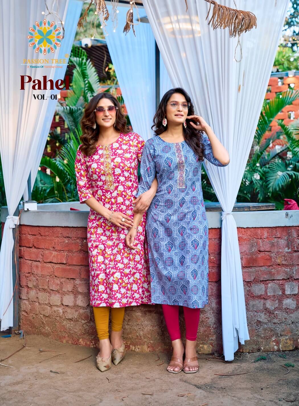 Passion Tree Pahel Vol 1 Cotton Kurtis Catalog collection 9