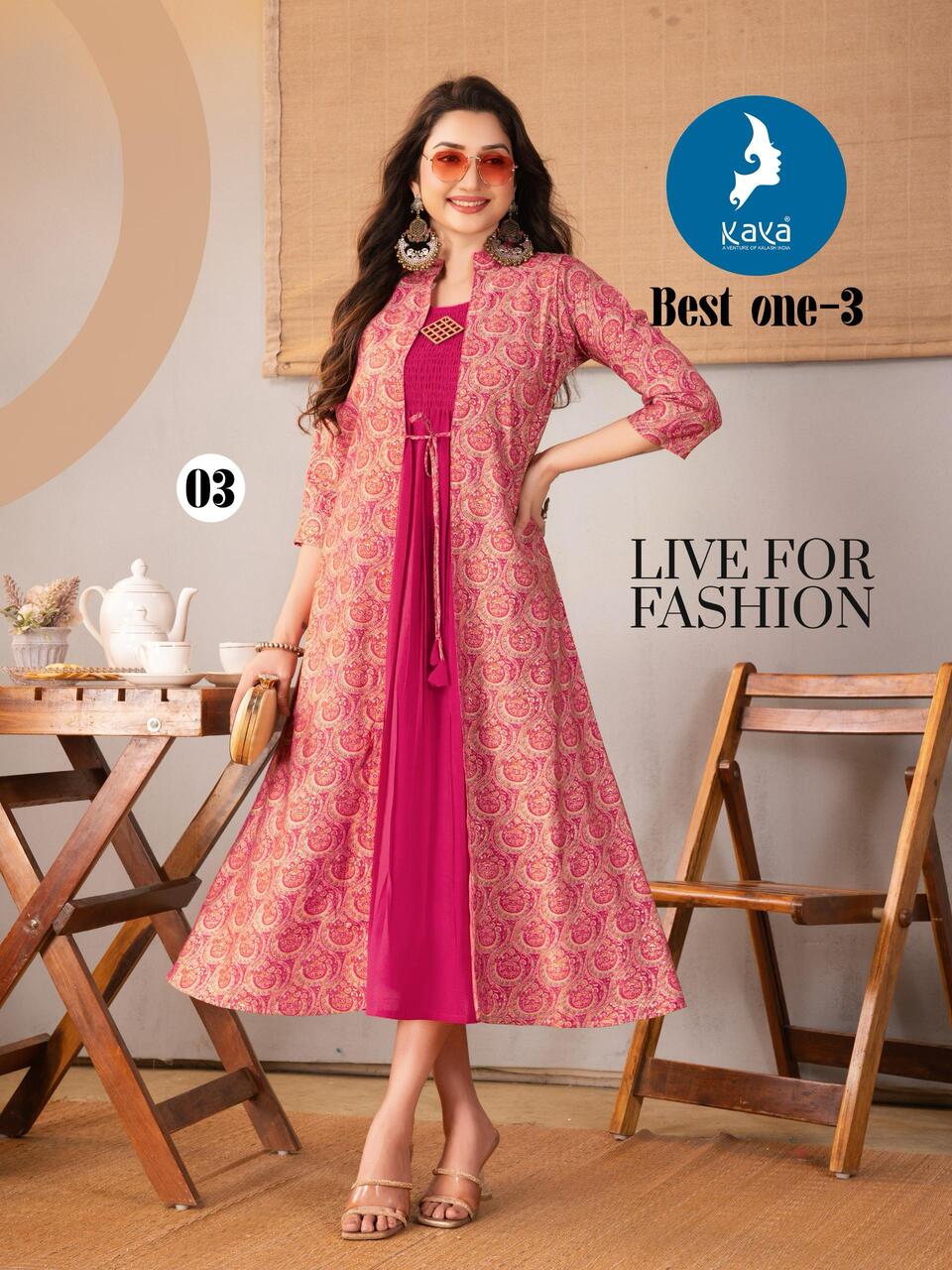 Kaya Kurti Best One Vol 3  Designer Kurti Catalog collection 9