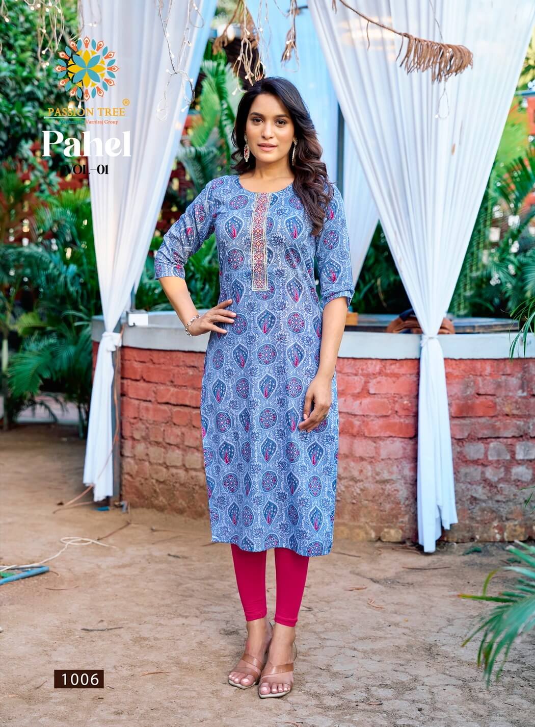 Passion Tree Pahel Vol 1 Cotton Kurtis Catalog collection 2