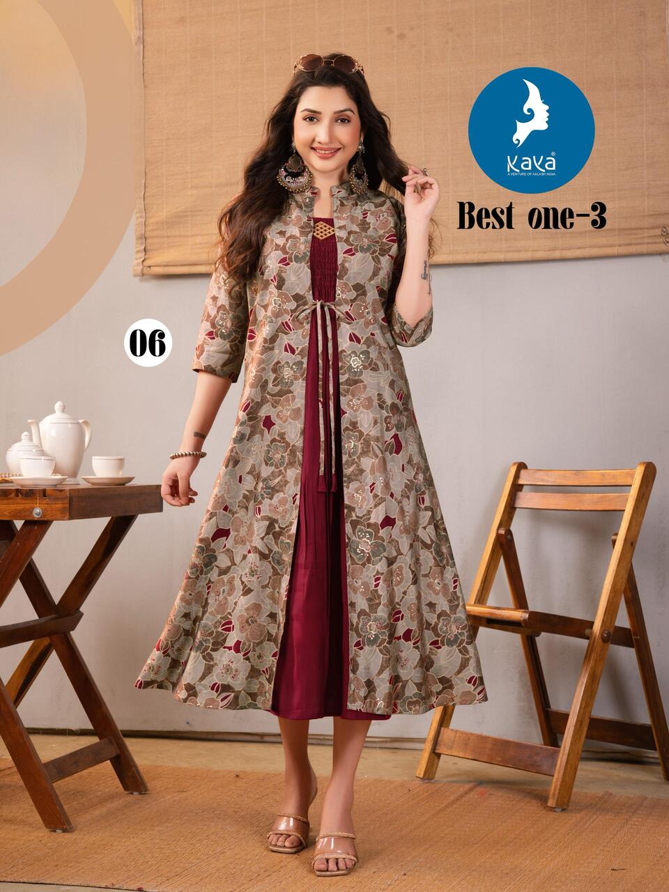 Kaya Kurti Best One Vol 3  Designer Kurti Catalog collection 1