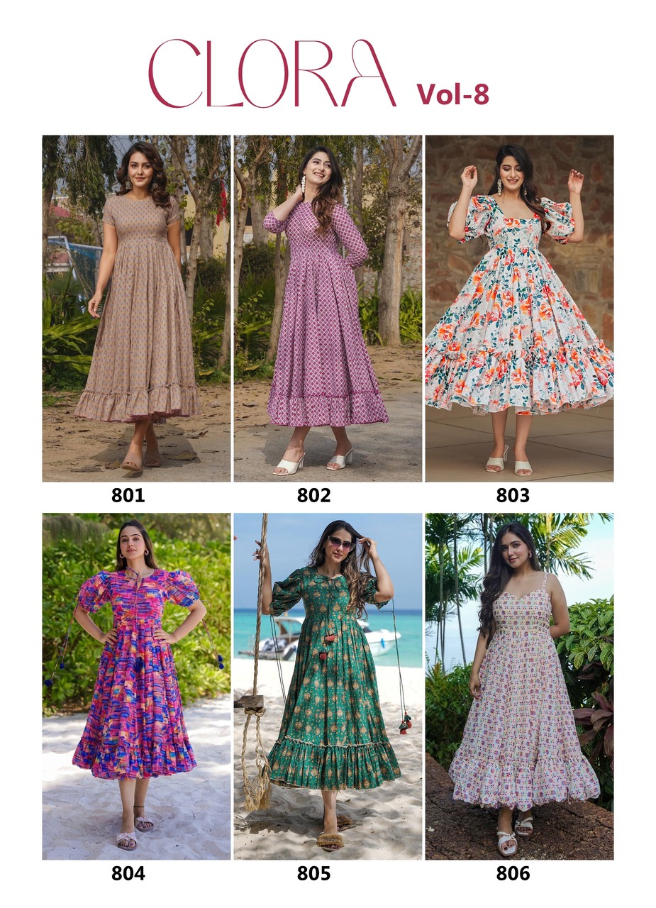 Clora Vol 8 One Piece Dress Catalog collection 19