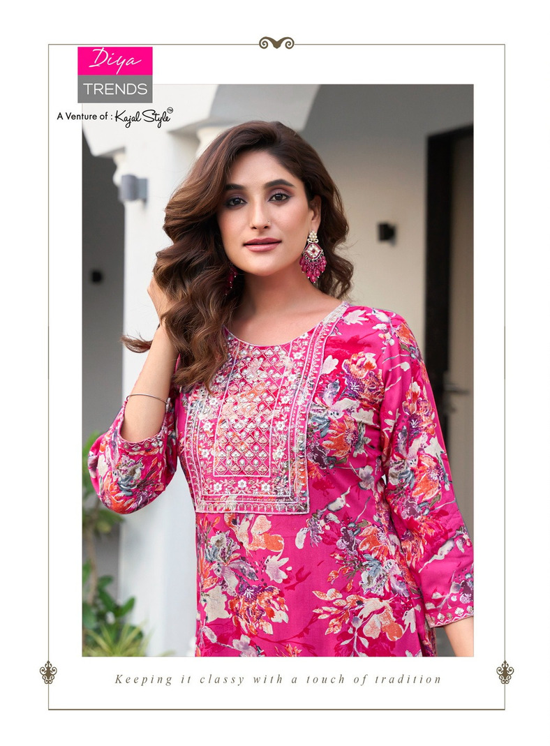 Diya Trends Mahek Vol 2 Rayon Kurti Catalog collection 9