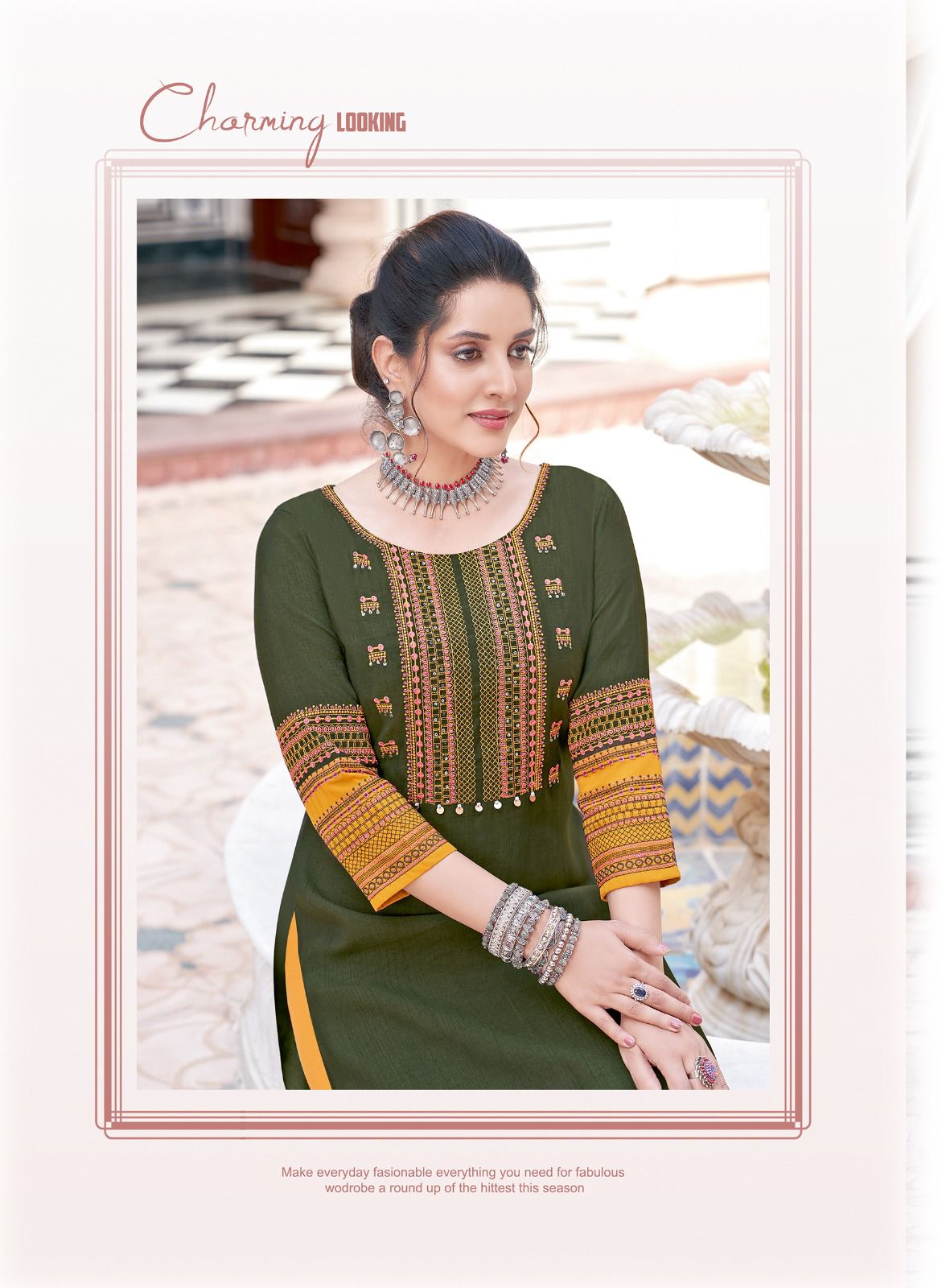 Wooglee Fashion Salonee Vol 8 Rayon Kurti Catalog collection 9