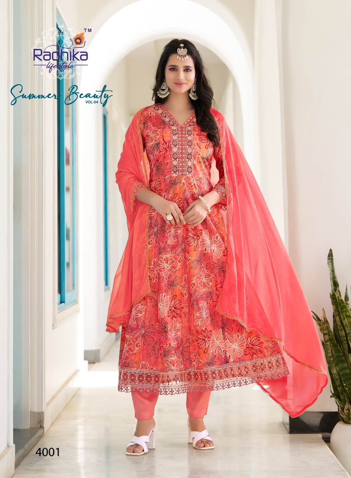 Radhika Lifestyle Summer Beauty Vol 4 Anarkali Suits Catalog collection 12