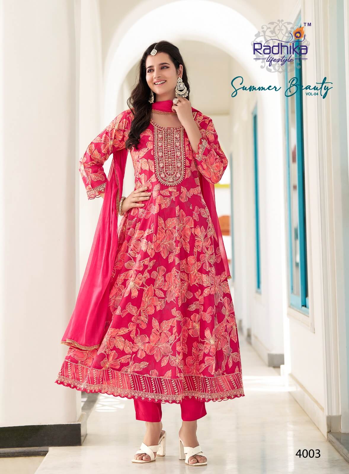 Radhika Lifestyle Summer Beauty Vol 4 Anarkali Suits Catalog collection 7